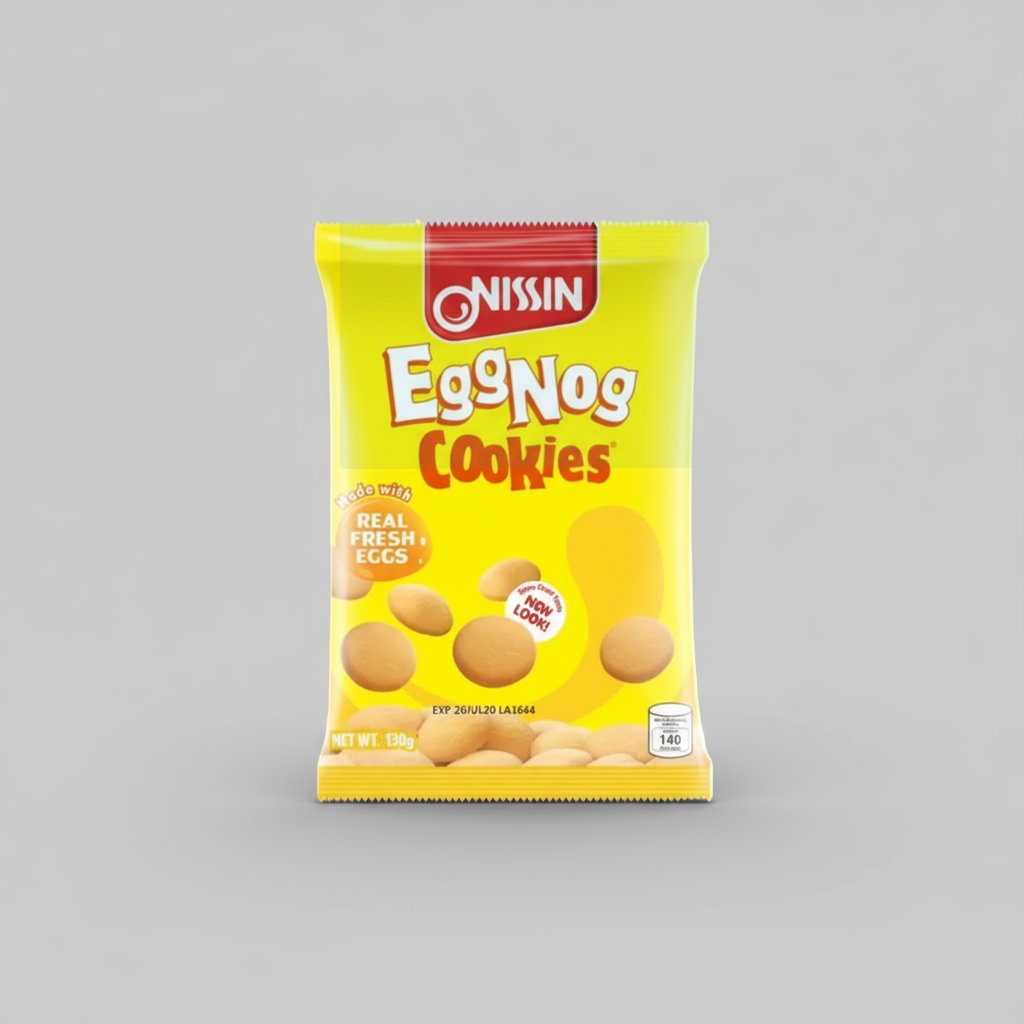 Nissin EggNog Cookies 130g