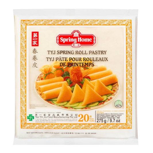 TYJ Spring Roll Pastry  8.5", 20pc, 275 g / pack