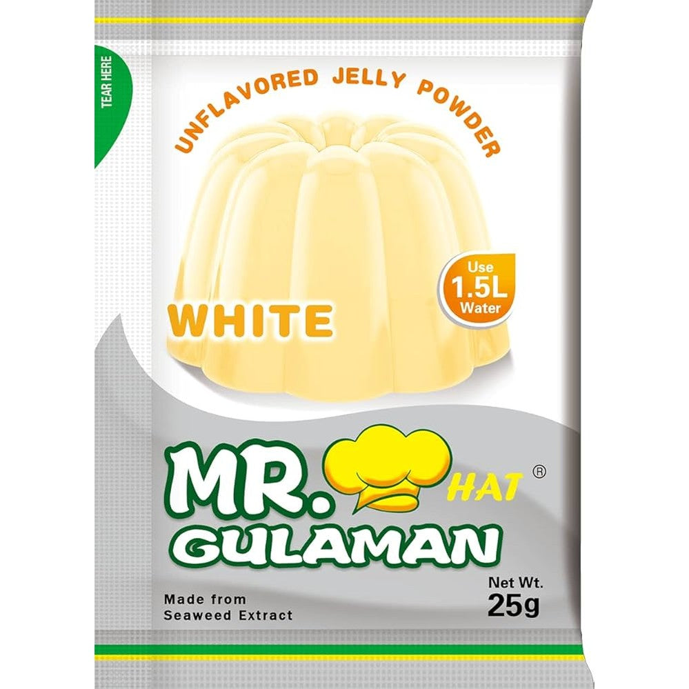 Mr. Gulaman White (Unflavoured Jelly Powder 25g)