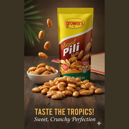Grower Glazed Pili Nuts 80g